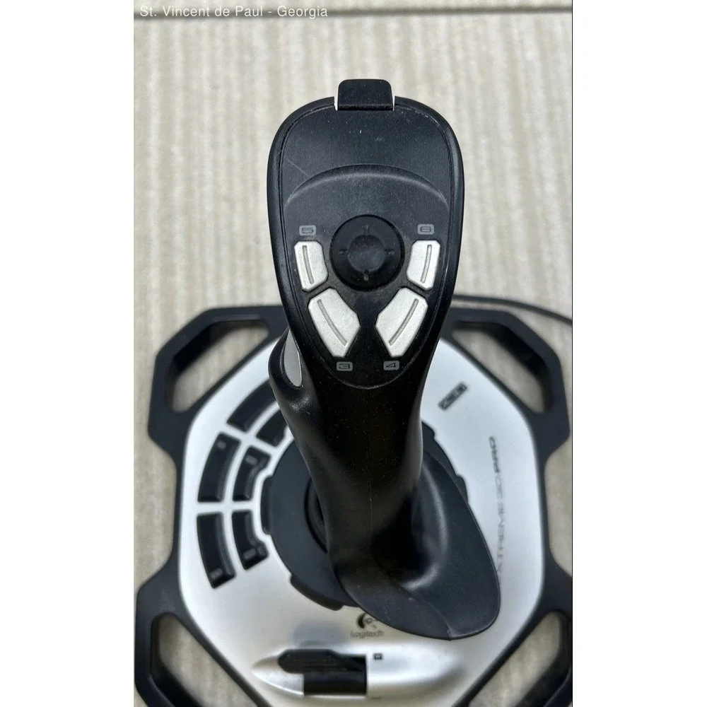 LOGITECH Extreme 3D PRO X3D J-UK17 USB Flight PC USB Simulator Joystick TESTED
